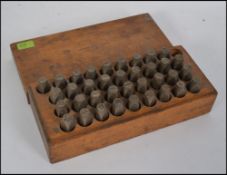 A mid century Industrial set of cased me