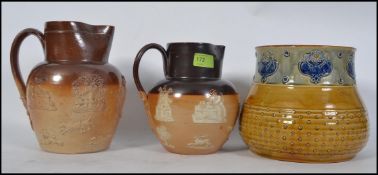 An Art Nouveau Doulton Lambeth ceramic s