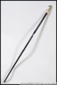 A 20th century gentleman`s cane having a