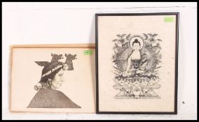 Roderick Booth-Jones. A Woodblock print