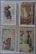 VINTAGE Greetings Postcards. Pretty, colourful & sentimental. Generally pre 2nd war.