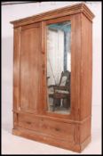A Victorian Arts & Crafts country pine w