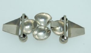 A collection of 1930s Art Deco white met