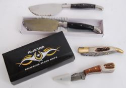 KNIVES: A collection of 5x assorted kniv