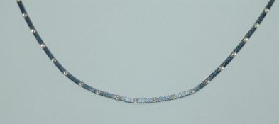 A contemporary designer oxidized 925 sil