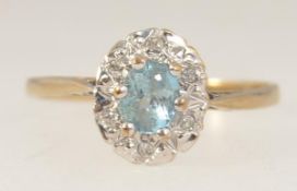 A vintage hallmarked Birmingham 9ct gold