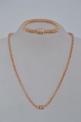 A vintage style Italian designer necklac