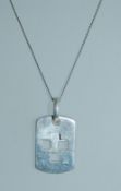 A contemporary designer 925 silver penda