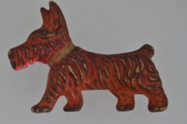 An early vintage plaster brooch in the f