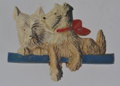 An early vintage celluloid brooch in the