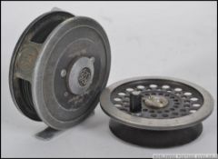 Hardy The Sunbeam ( 2 ) 6/7 alloy fly reel in good condition smooth ratchet check back plate disc