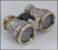 A pair of silver hallmarked Field and Marine Glass, Achromatic Day and Night,