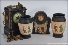 2 Mantle clocks both in need of some TLC .