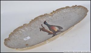 A late nineteenth century French Limoges porcelain dessert platter,