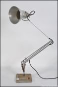 A 1940's Pre-War Herbert Terry 2 step square base anglepoise Industrial desk lamp ,
