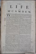 Camden (William) - Brittania: or, a Chorographical Description,