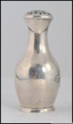 A 19th century Victorian hallmarked pepper pot,