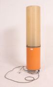A retro / vintage electric cylindrical Belling floor heater lamp combo,
