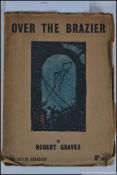 GRAVES, Robert. Over the Brazier. Very rare First Edition, 1st printing.