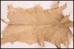 A retro 1970's taxidermy deer floor rug / hide skin please see illustrations 128x90cm