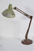 A 20th century retro anglepoise lamp by 1001 lighting company,