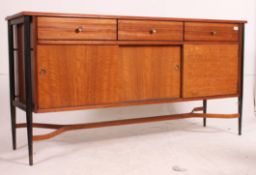 A good 1960's retro rosewood and teak wood Danish influence sideboard.