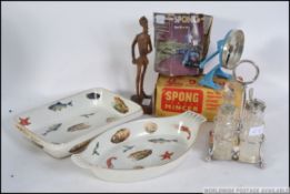 Mixed lot to include retro vintage kitchenalia ,