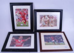 BRISTOL CITY: A collection of 4x assorted framed and glazed 8x10 photographs,