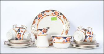An Art Deco tea service by Hughes and Co Langton,