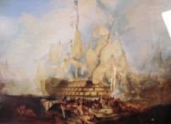 Battle Of Trafalgar - J.M.W. Turner RA 1775-1881, Print edition limited, 913/5000.