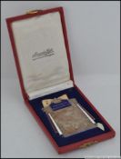 A Royal Scottish Automobile Club silver white metal and enamelled medal for the Coronation Scottish