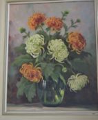 Pair of framed Still Life pictures. Oil on canvas and signed to bottom right 'W. Richter'.