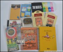 A collection of collectable's all pertaining to The Beatles to include Yellow submarine post it