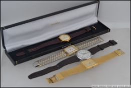 A collection of vintage and retro gents and ladies wrist watches, to include Waltham, Timex,