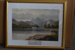 Petitt, JAC; ' A Grey DAy ' ' Windermere From Colgarth Point ' 1902,