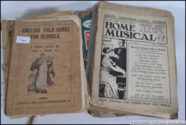 A collection of early to mid 20th century sheet music.