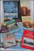 A collection of Bristol related books to include examples by Reece Winston, Steven Brindles Brunel,
