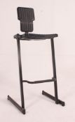 An Italian 20th century modernist Magis Condor Andries and Hiroko Van Onck bar stool of black