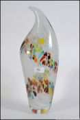 A 20th century studio glass very large swirl dump glass paperweight. Measures: 44cm H.