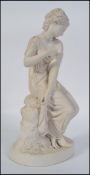A reproduction sculptured classical marble figurine 