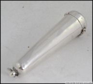 A silver hallmarked cheroot case by Rolason Bros bearing marks for Birmingham 1931. Weight 7.