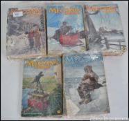 A collection of 62x vintage 1950-1955 Meccano magazines. Some complete runs, others single issues.