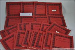 A collection of Sothebys Belgravia auction catalogues from the 1970's to include European glass and