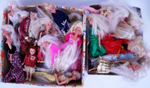 BARBIES: A large collection of assorted