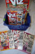 VIZ; A collection of vintage Viz comics / magazines, along with a Calendar. Approx 30x in total.