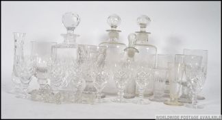 A nice collection of Royal Doulton cut g