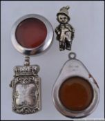 A collection of silver plated items to i
