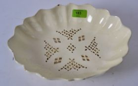 A Creamware Drainer Dish believed late 1