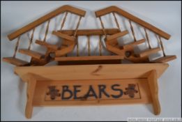 Boyds Bears - A Boyds bears wooden displ