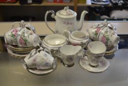 Two vintage part tea services, the first